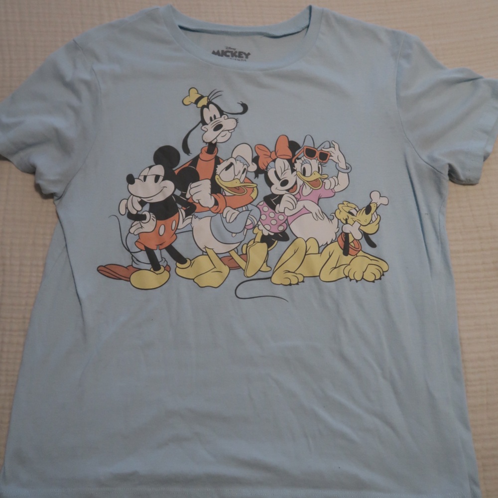 Disney Blue T-Shirt with Characters